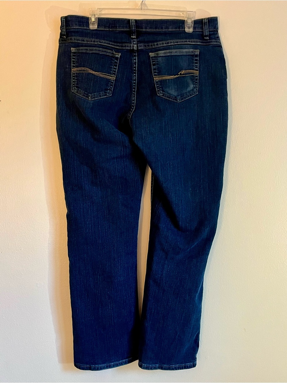 Riders Women's Straight Leg Jeans in Dark Blue - Picture 2 of 13